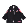A&P x KISS Black Brazilian Jiu-Jitsu BJJ Gi with 400 GSM Pearl Weave Jacket and 10oz Canvas Cotton Pants