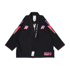 A&P x KISS Black Brazilian Jiu-Jitsu BJJ Gi with 400 GSM Pearl Weave Jacket and 10oz Canvas Cotton Pants