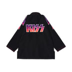 A&P x KISS Black Brazilian Jiu-Jitsu BJJ Gi with 400 GSM Pearl Weave Jacket and 10oz Canvas Cotton Pants