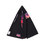 A&P x KISS Black Brazilian Jiu-Jitsu BJJ Gi with 400 GSM Pearl Weave Jacket and 10oz Canvas Cotton Pants