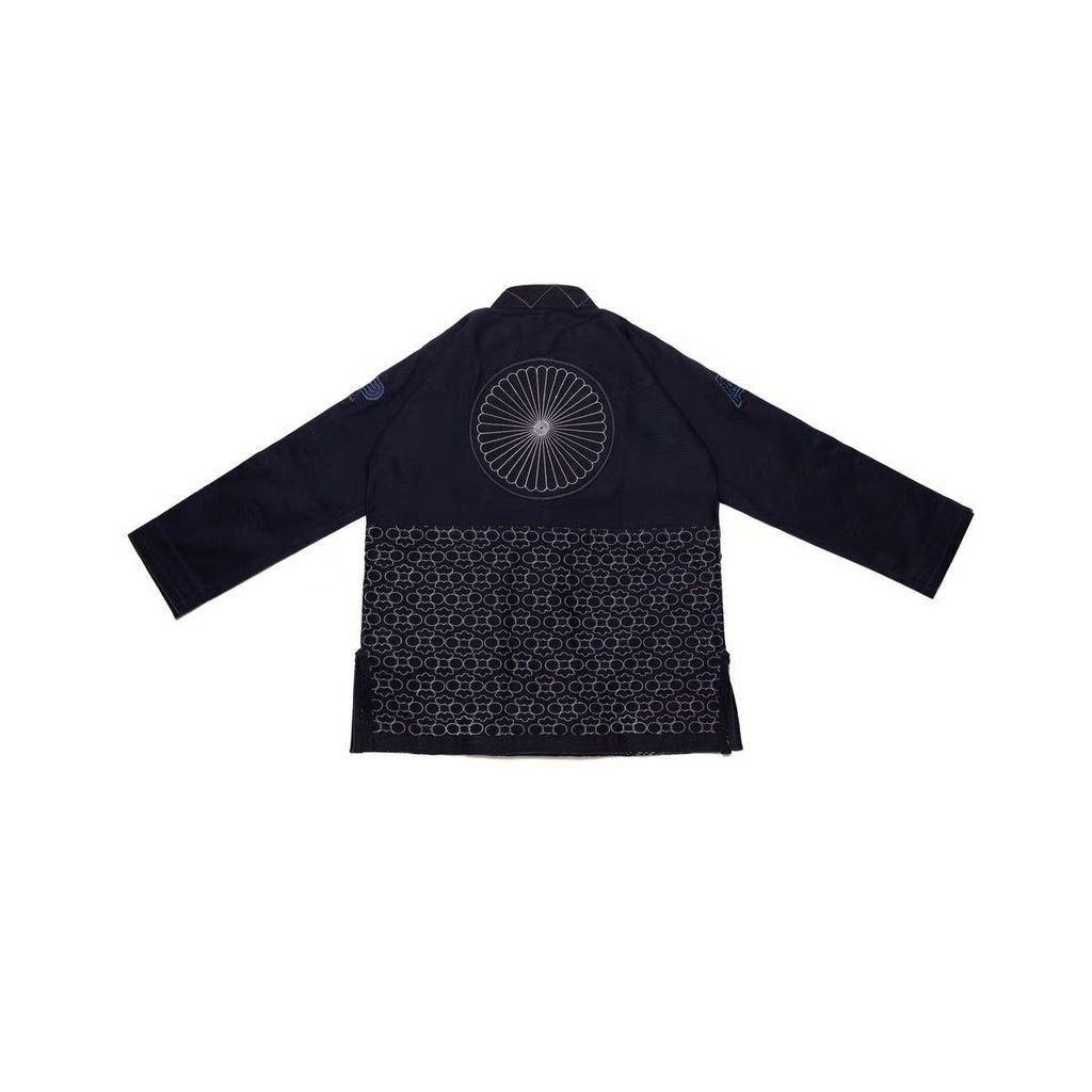 Albino and Preto Batch #72 Satori Navy Jiu-Jitsu Uniform