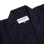 Albino and Preto Batch #72 Satori Navy Jiu-Jitsu Uniform
