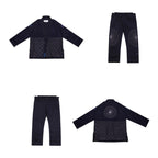 Albino and Preto Batch #72 Satori Navy Jiu-Jitsu Uniform