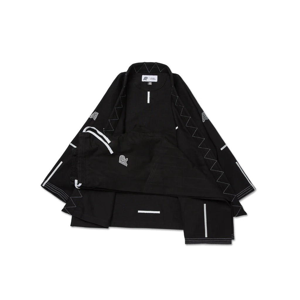 Albino and Preto Ground Control Black BJJ Gi Kimono