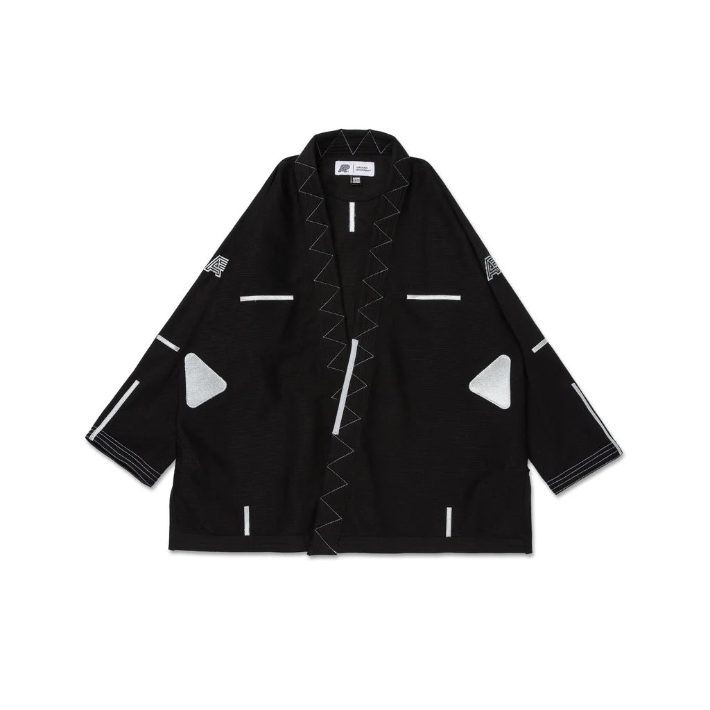 Albino and Preto Ground Control Black BJJ Gi Kimono