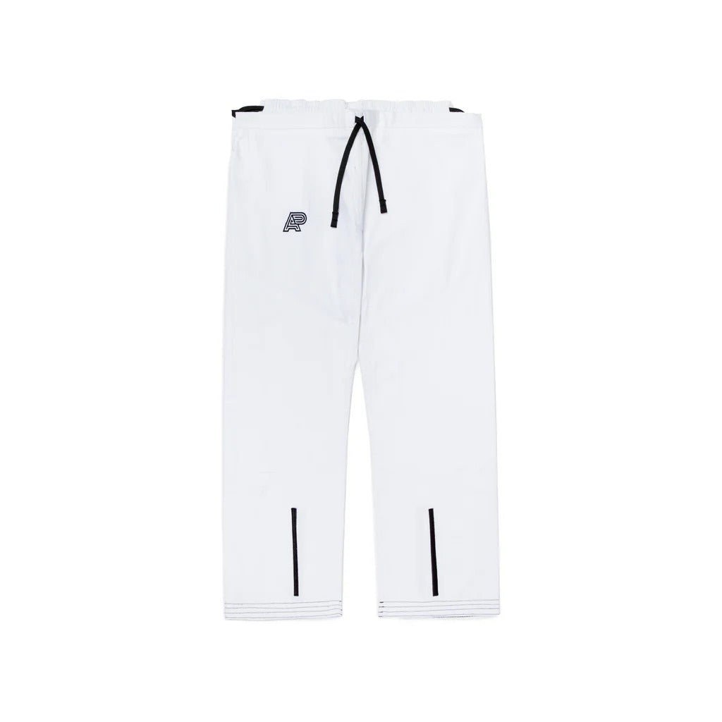 Albino and Preto Ground Control White BJJ Gi Kimono