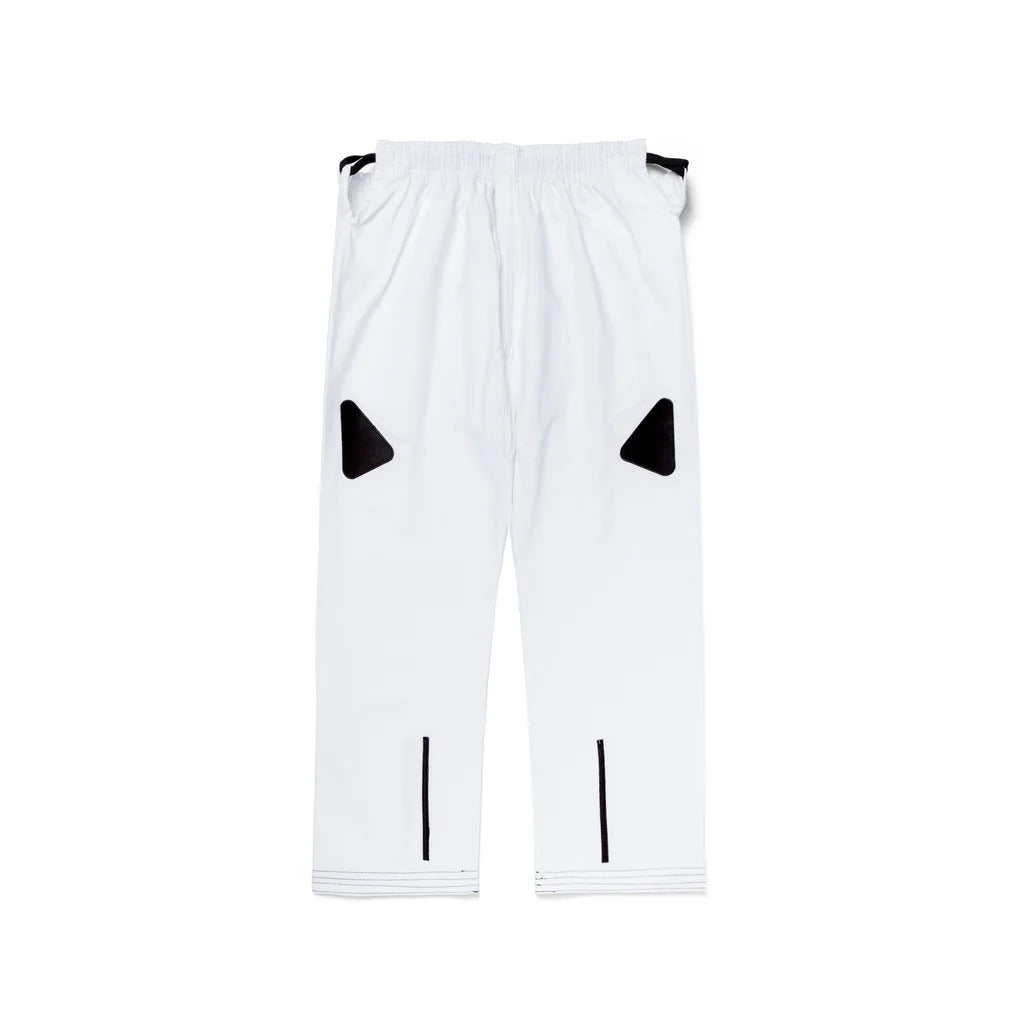 Albino and Preto Ground Control White BJJ Gi Kimono