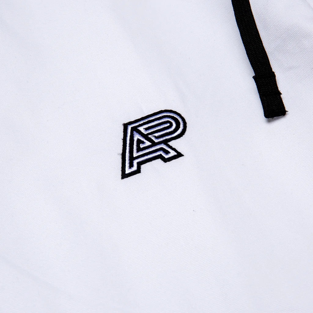 Albino and Preto Ground Control White BJJ Gi Kimono