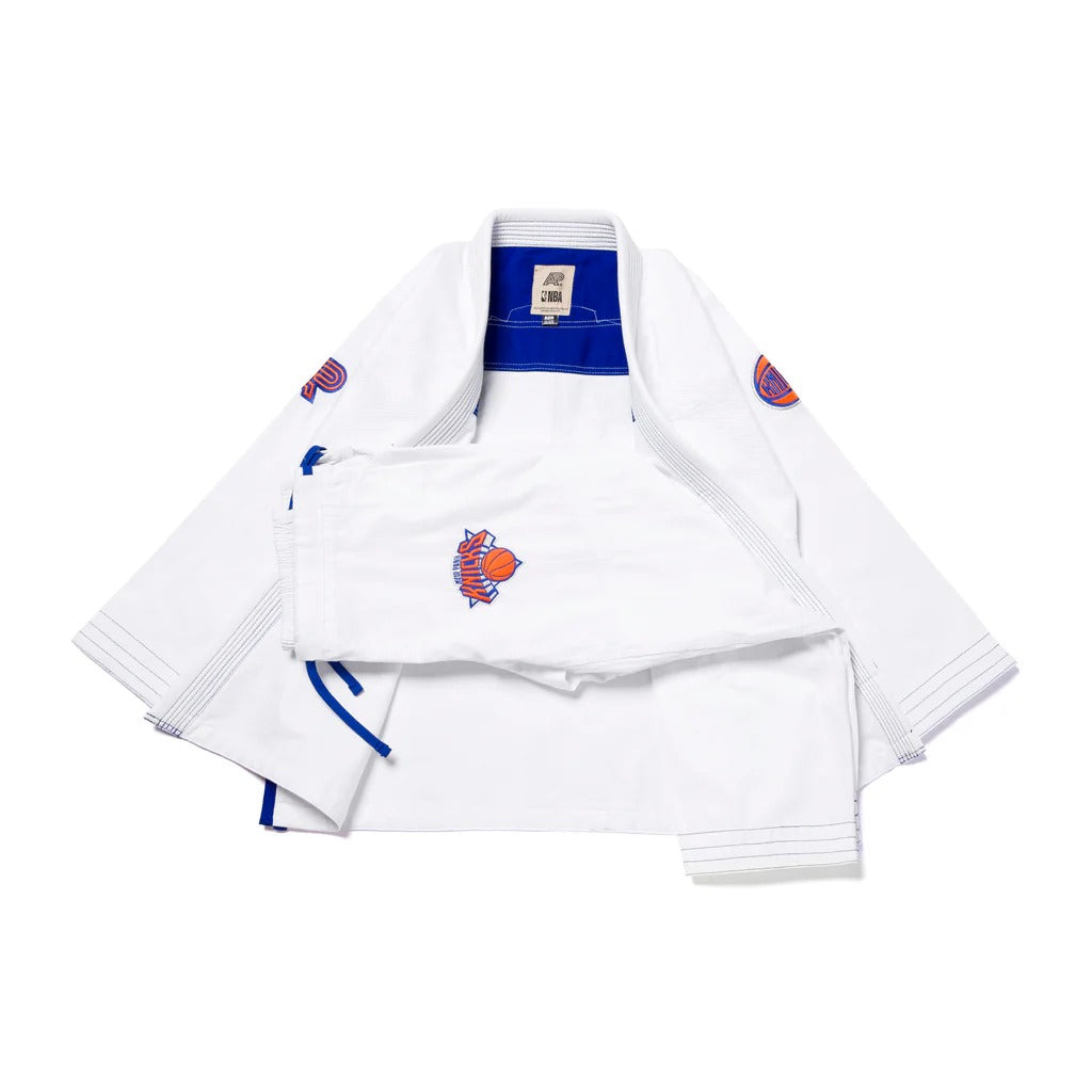 Albino and Preto x NBA Knicks White Gi