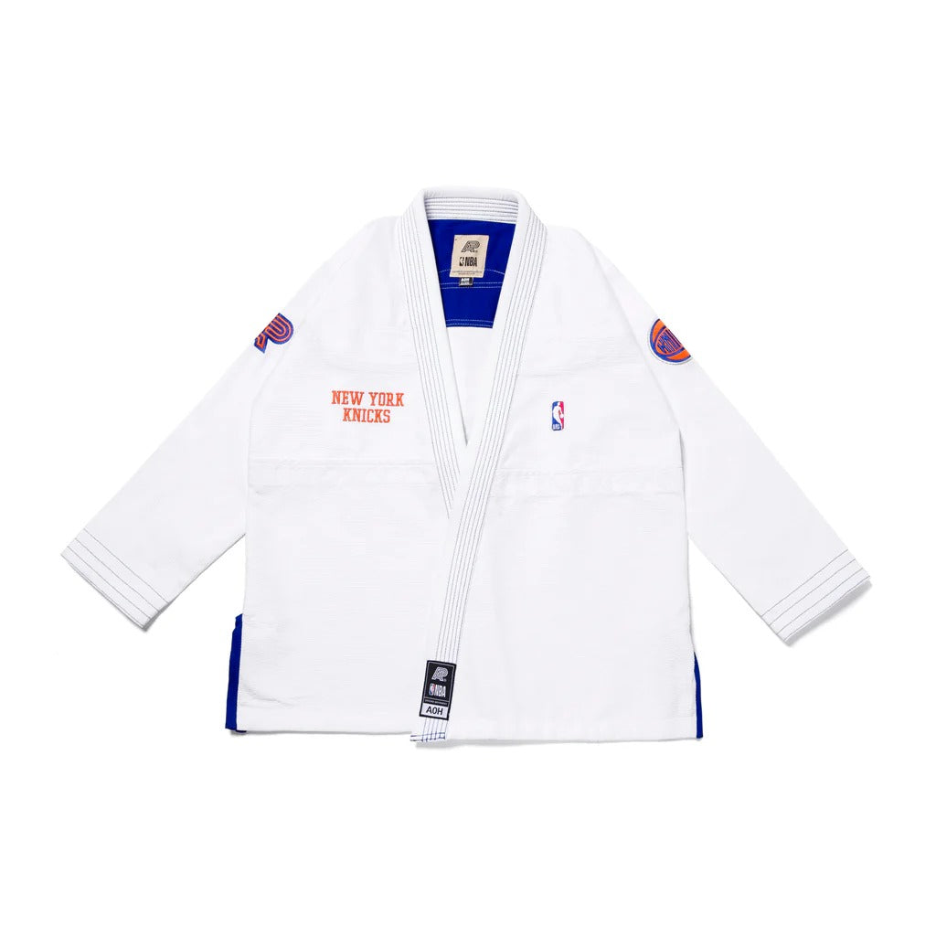 Albino and Preto x NBA Knicks White Gi