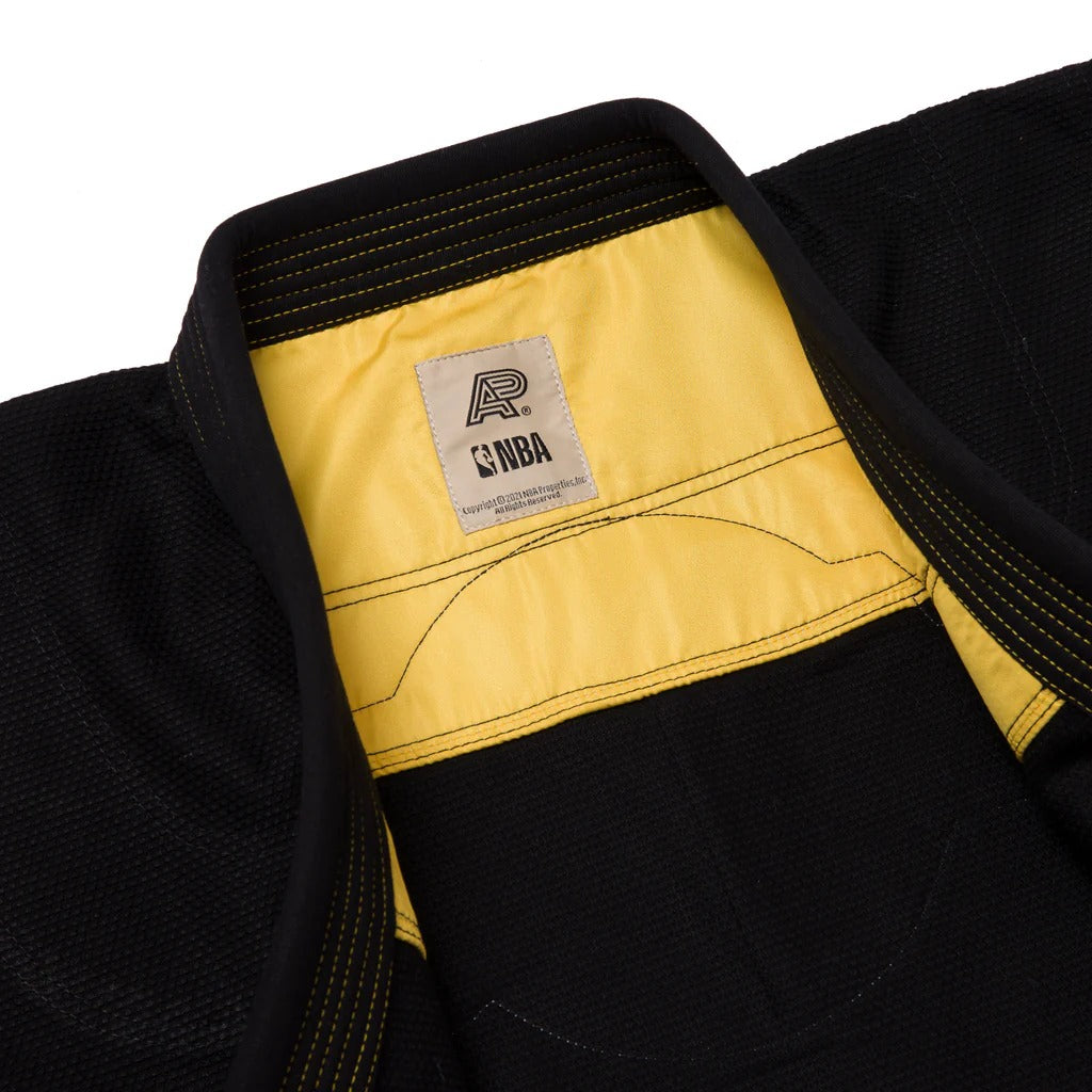 Albino and Preto x NBA Lakers Black BJJ Gi