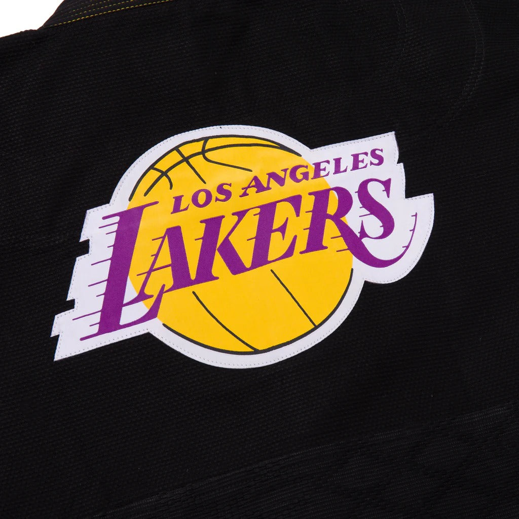 Albino and Preto x NBA Lakers Black BJJ Gi