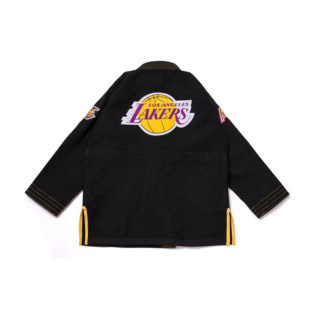 Albino and Preto x NBA Lakers Black BJJ Gi