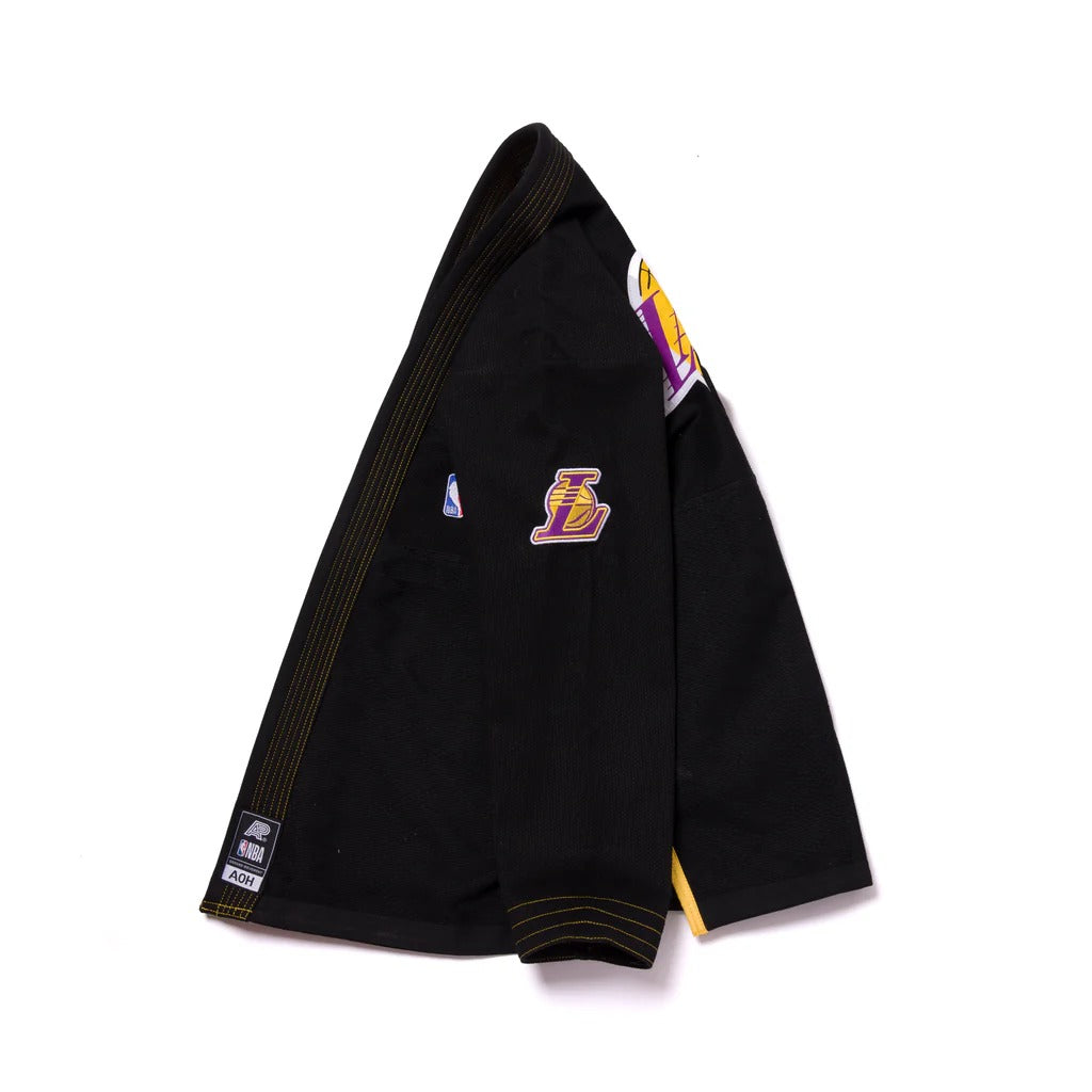 Albino and Preto x NBA Lakers Black BJJ Gi