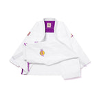 Albino and Preto x NBA Lakers White BJJ Gi