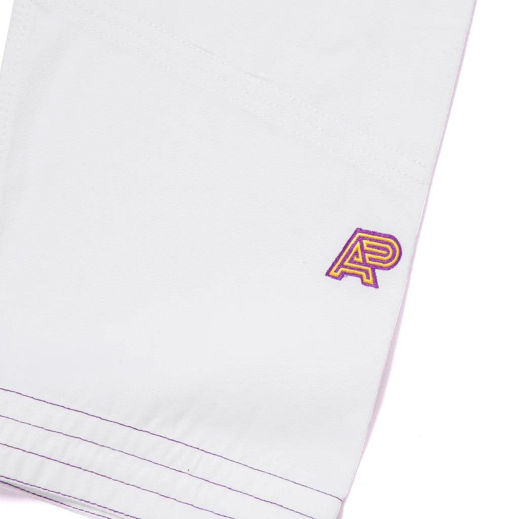 Albino and Preto x NBA Lakers White BJJ Gi