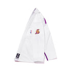 Albino and Preto x NBA Lakers White BJJ Gi