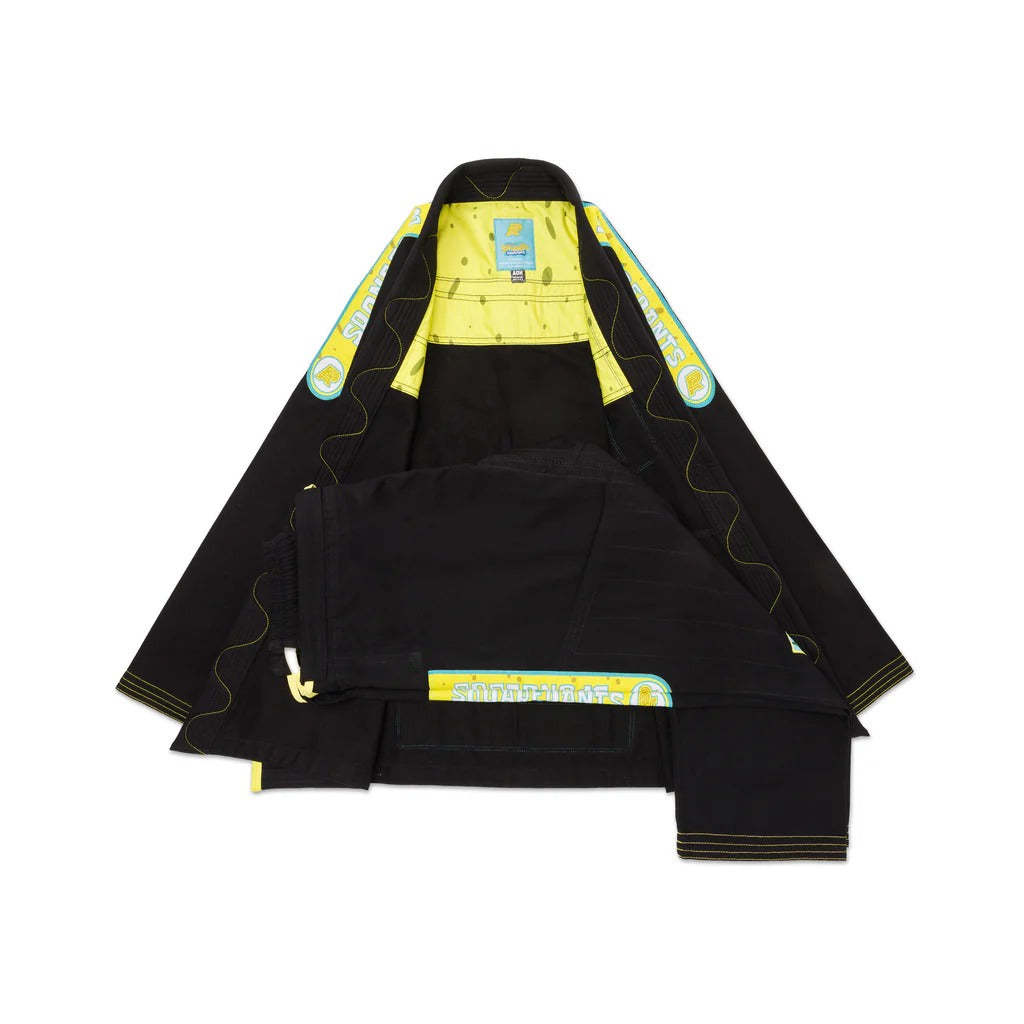 Albino and Preto x SpongeBob SquarePants 2 Black BJJ Gi
