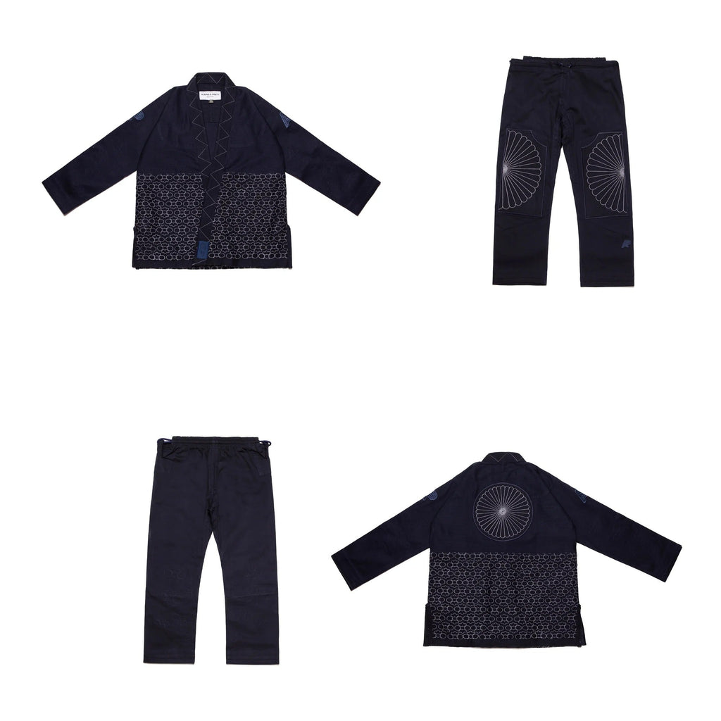 Albino and Preto Batch #72 Satori Navy BJJ Gi - Vorix Sport