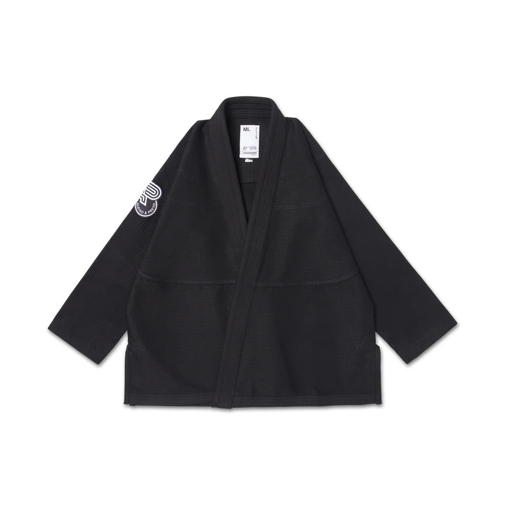Albino and Preto BW Essential Black BJJ Gi - Vorix Sport