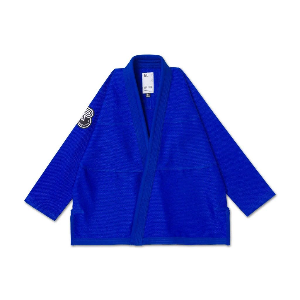 Albino and Preto BW Essential Blue BJJ Gi - Vorix Sport
