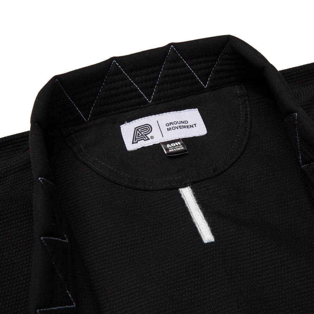 Albino and Preto Ground Control Black BJJ Gi - Vorix Sport