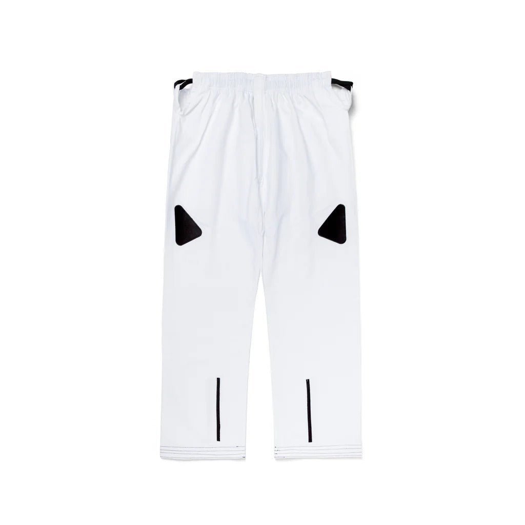 Albino and Preto Ground Control White BJJ Gi - Vorix Sport