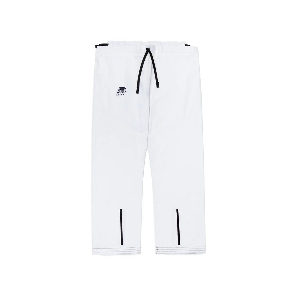 Albino and Preto Ground Control White BJJ Gi - Vorix Sport