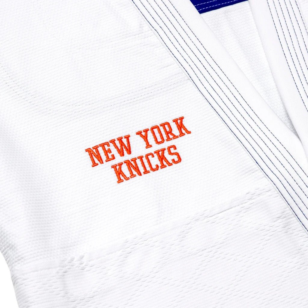 Albino and Preto x NBA Knicks White Gi - Vorix Sport
