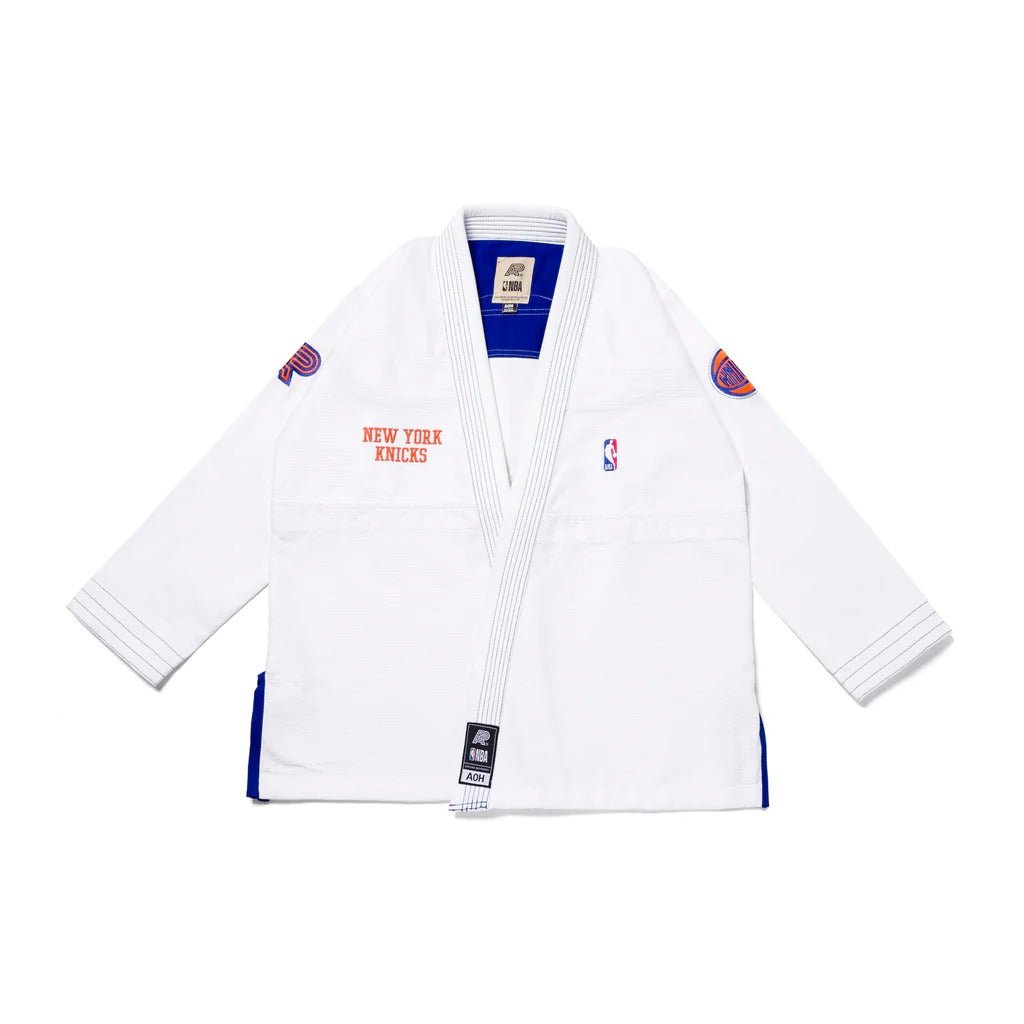 Albino and Preto x NBA Knicks White Gi - Vorix Sport