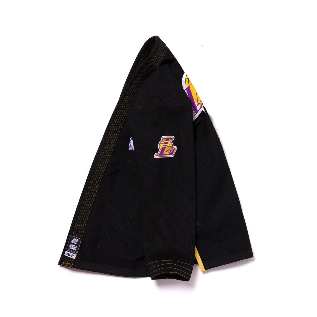 Albino and Preto x NBA Lakers Black BJJ Gi - Vorix Sport