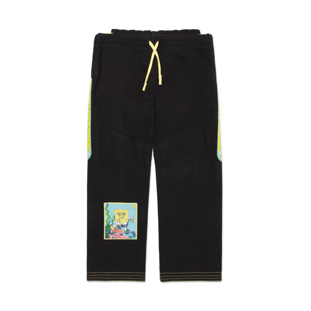 Albino and Preto x SpongeBob SquarePants 2 Black BJJ Gi - Vorix Sport
