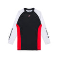 Albino & Preto Accelerate Long Sleeve BJJ Rash Guard - Vorix Sport