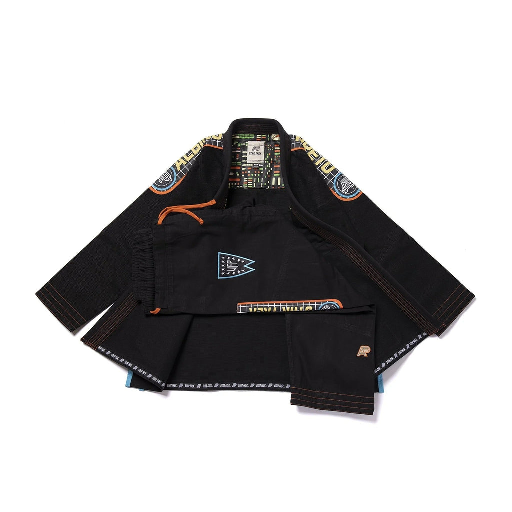 Albino & Preto Batch #100 Star Trek Black BJJ Gi - Vorix Sport