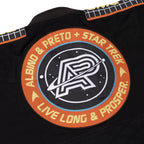 Albino & Preto Batch #100 Star Trek Black BJJ Gi - Vorix Sport