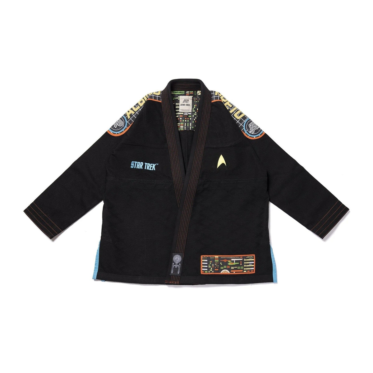 Albino & Preto Batch #100 Star Trek Black BJJ Gi - Vorix Sport