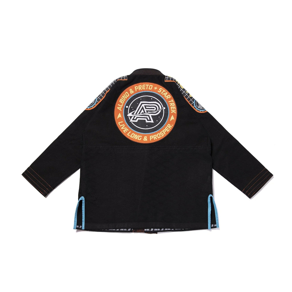 Albino & Preto Batch #100 Star Trek Black BJJ Gi - Vorix Sport