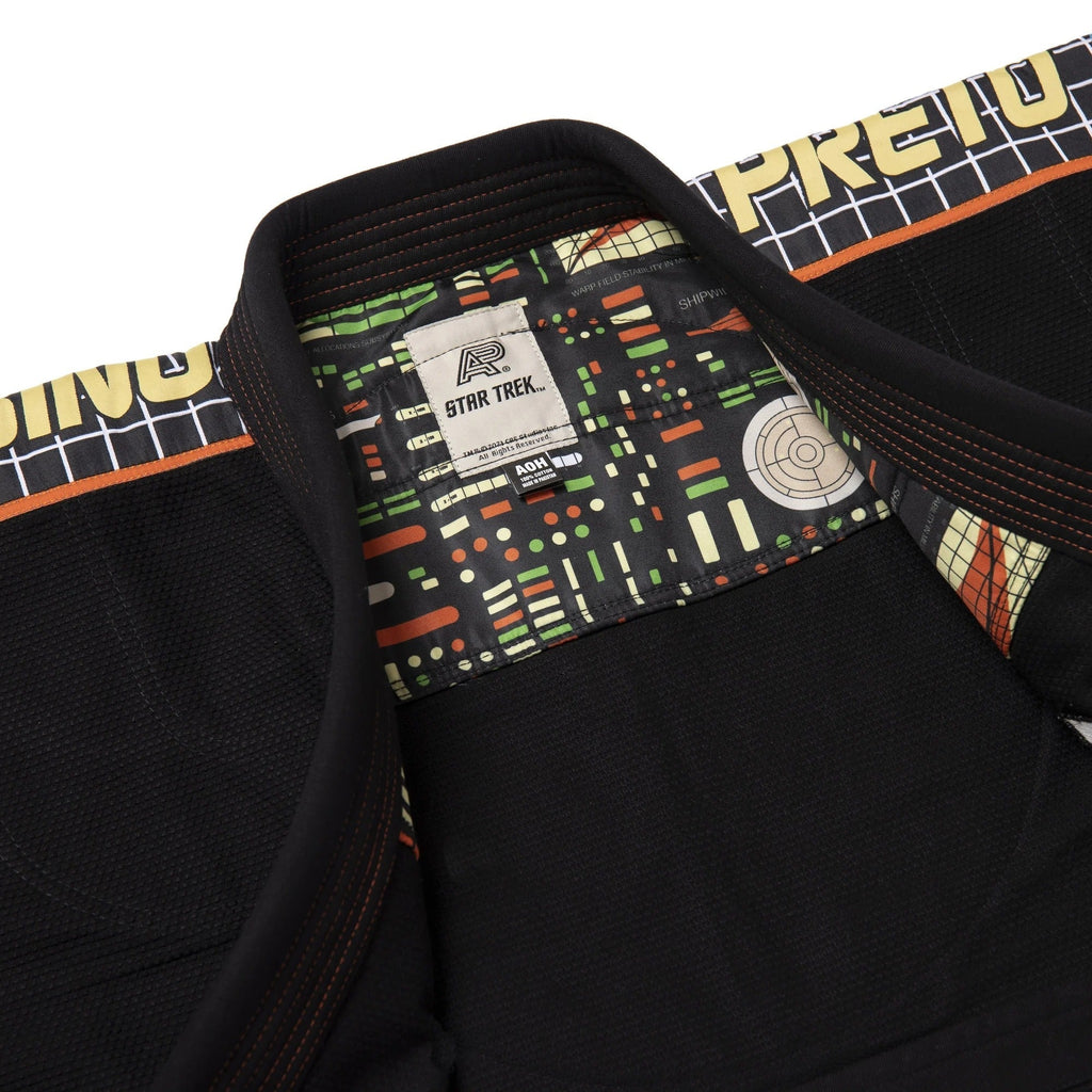 Albino & Preto Batch #100 Star Trek Black BJJ Gi - Vorix Sport