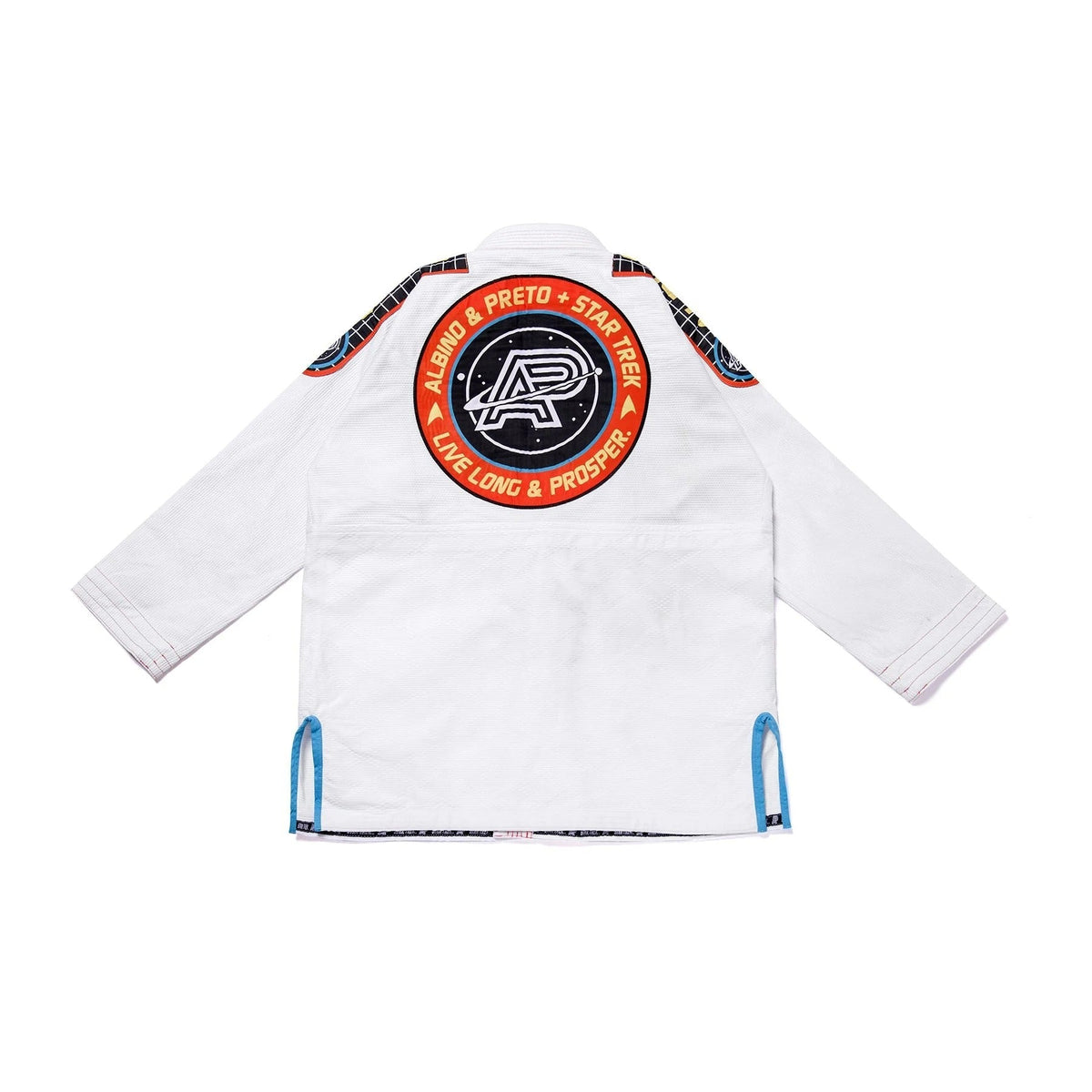 Albino & Preto Batch #100 Star Trek Jiu-Jitsu Kimono - Vorix Sport