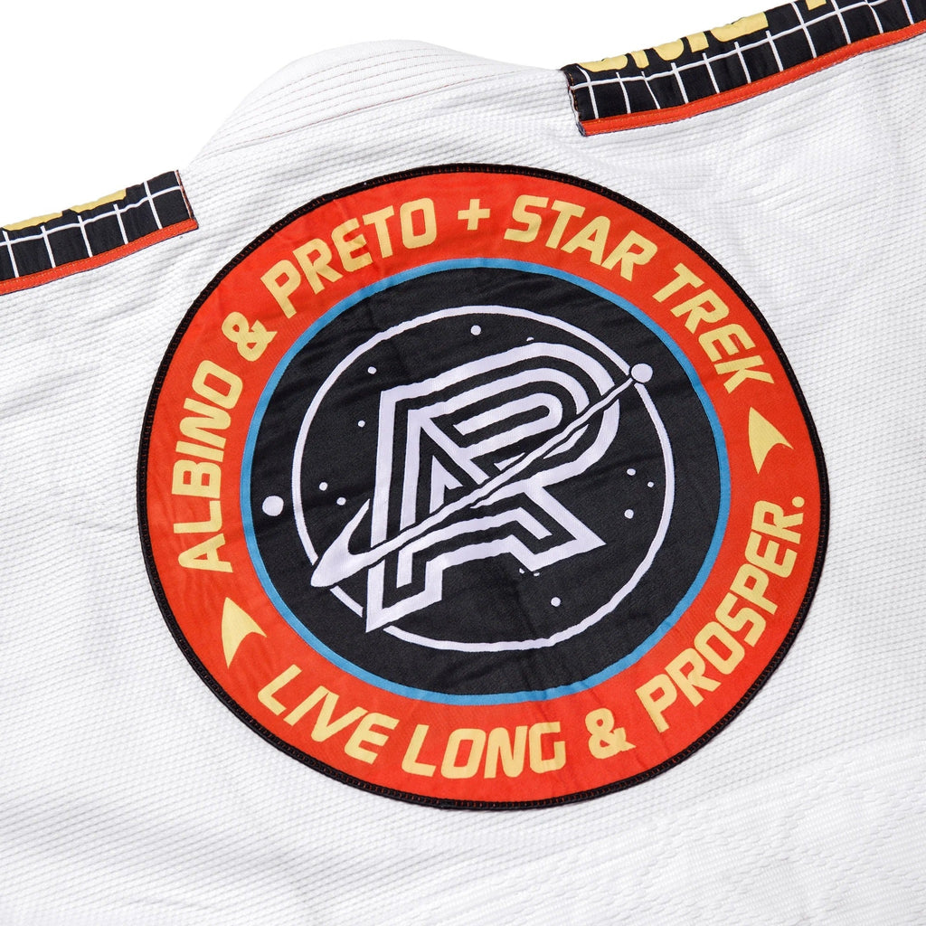 Albino & Preto Batch #100 Star Trek Jiu-Jitsu Kimono - Vorix Sport