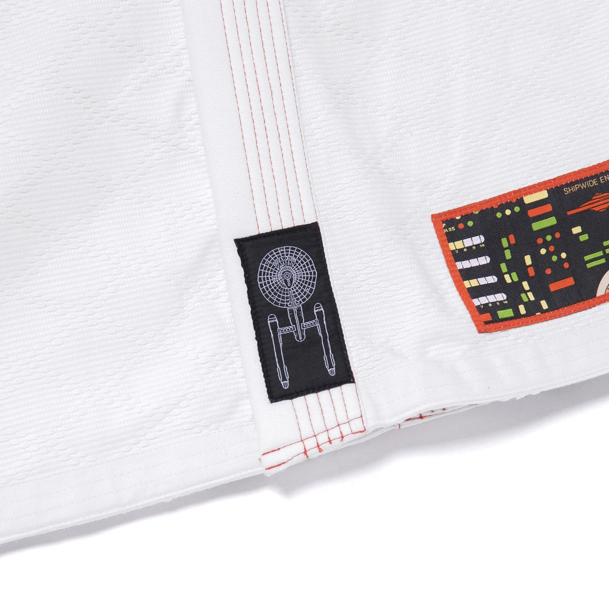 Albino & Preto Batch #100 Star Trek Jiu-Jitsu Kimono - Vorix Sport
