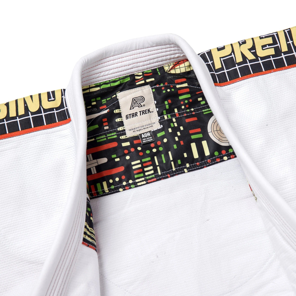 Albino & Preto Batch #100 Star Trek Jiu-Jitsu Kimono - Vorix Sport