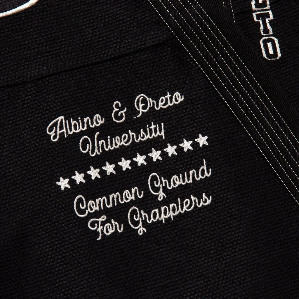 Albino & Preto Batch #102 Black BJJ Gi - Vorix Sport