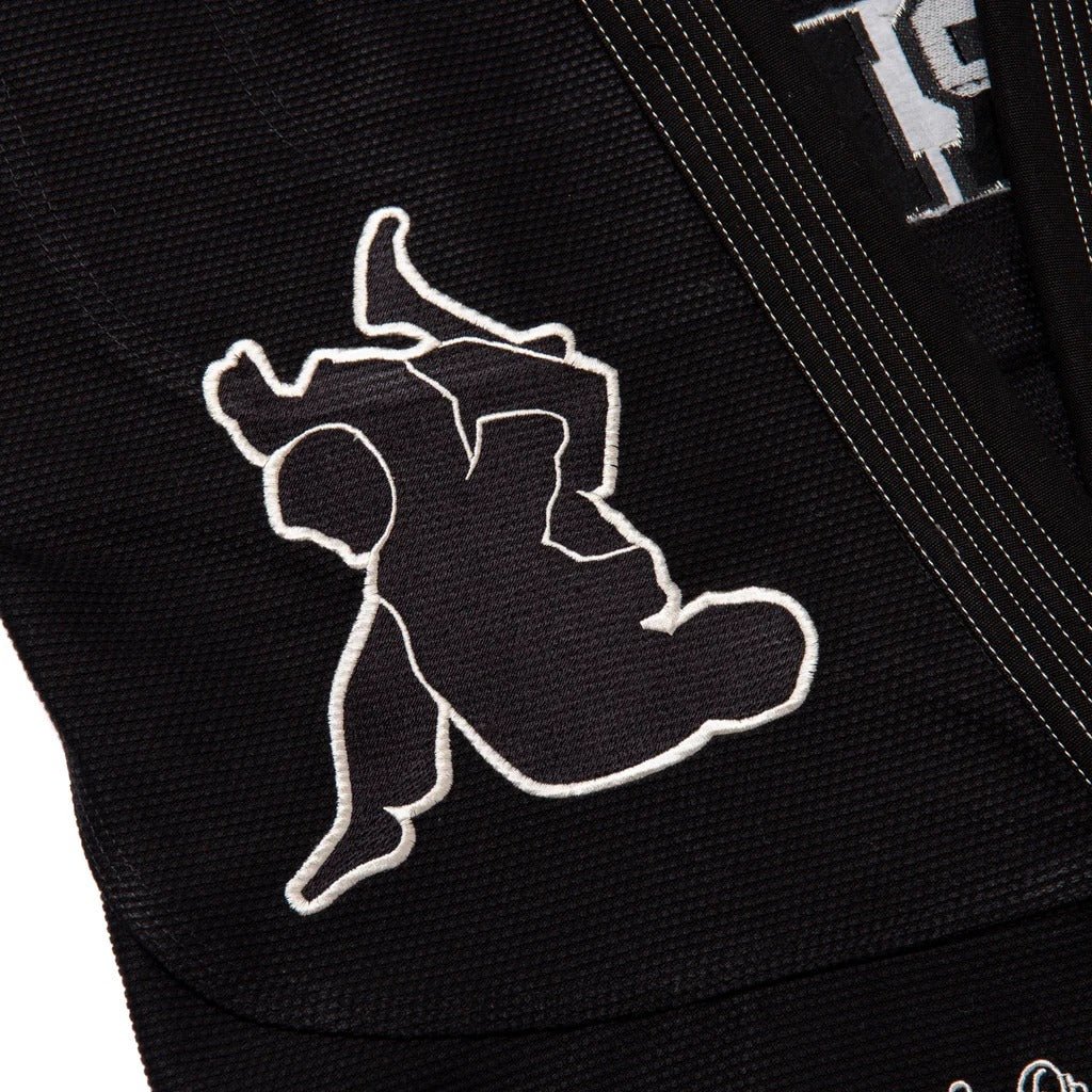Albino & Preto Batch #102 Black BJJ Gi - Vorix Sport