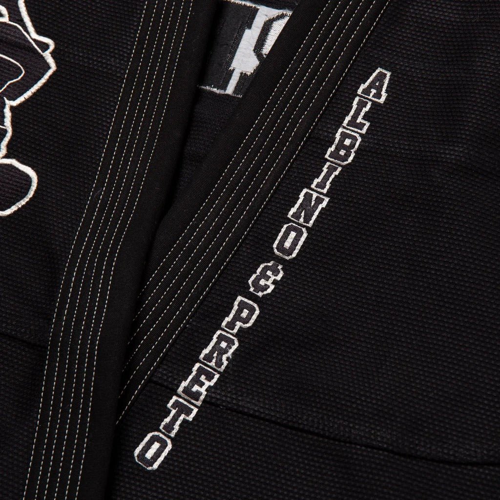 Albino & Preto Batch #102 Black BJJ Gi - Vorix Sport