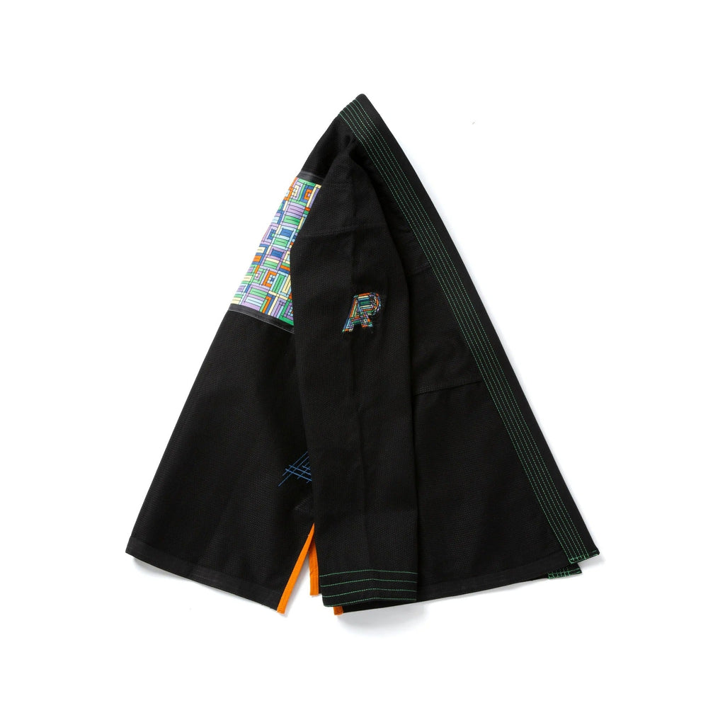 Albino & Preto Batch #108 Stained Glass Black BJJ Gi - Vorix Sport