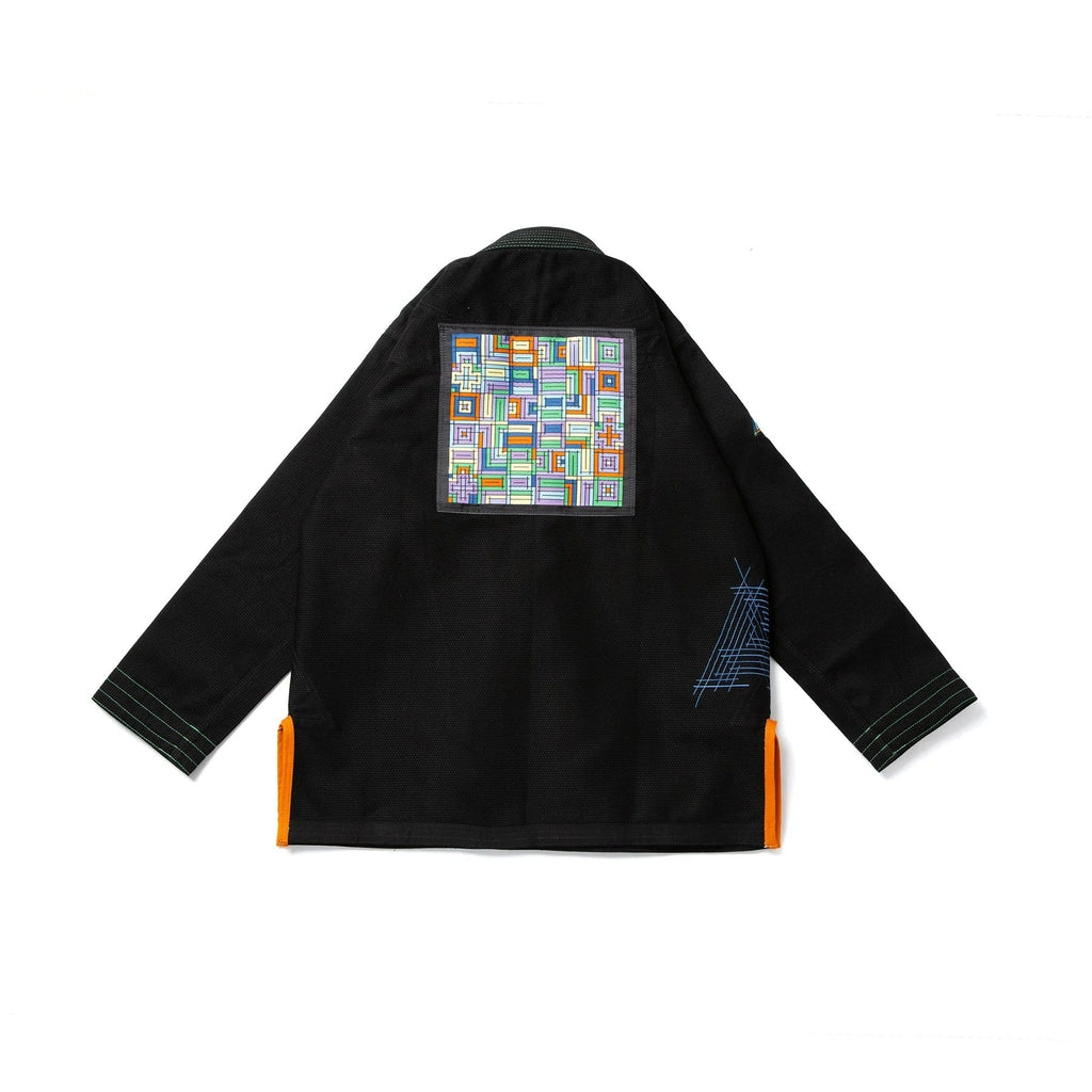 Albino & Preto Batch #108 Stained Glass Black BJJ Gi - Vorix Sport