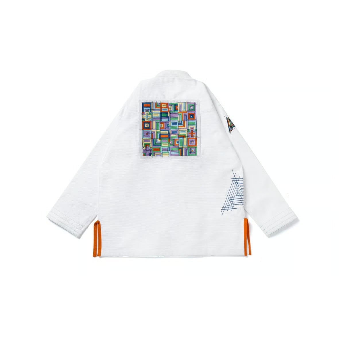 Albino & Preto Batch #108 Stained Glass White BJJ Gi - Vorix Sport