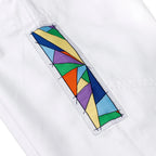 Albino & Preto Batch #108 Stained Glass White BJJ Gi - Vorix Sport