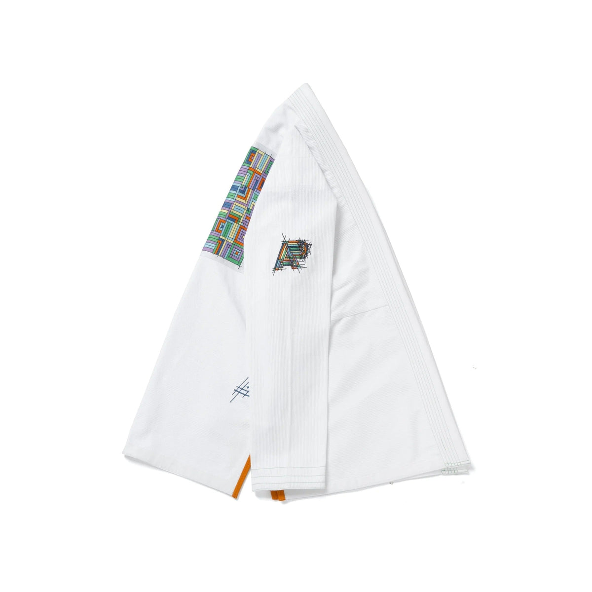 Albino & Preto Batch #108 Stained Glass White BJJ Gi - Vorix Sport